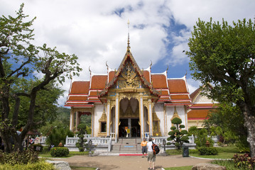 Buddha Temple Wat Chalong on the Island Phuket