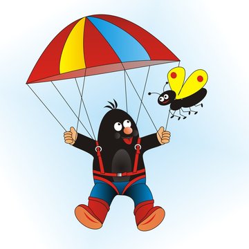 recommend clip art: mole and the parachute