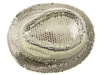 sequin fedora hat