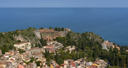 Obraz premium widok taorminy