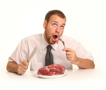 Guy Eating