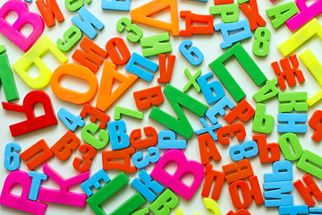 Fototapeta premium Letters of the alphabet