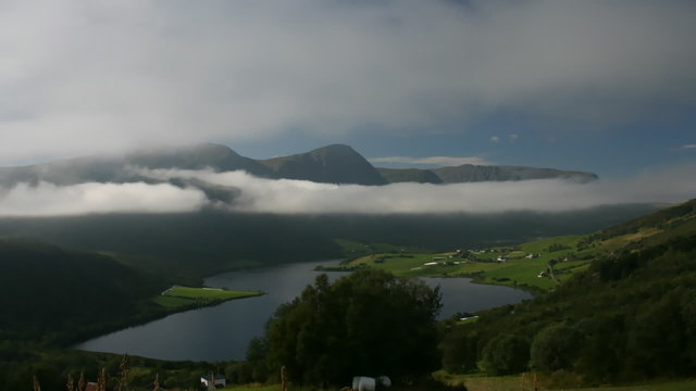 Time Lapse Clouds over Vesteralen, Norway