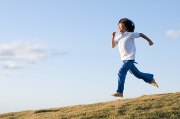 ランニング少女