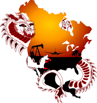 Dragon at North America
