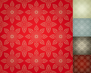 Chinese Seamless Damask wallpaper background