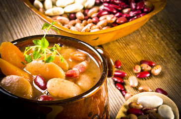 Bohnensuppe