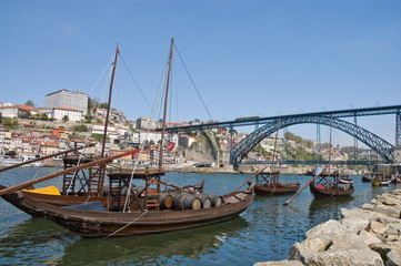 Luis I bridge at Porto, Portugal