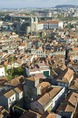 Obraz premium Porto skyline from Clerigos tower, Portugal