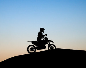 Fototapeta na wymiar Motorcycle race