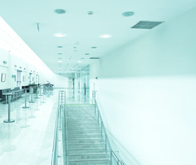 staircase in business shopping center