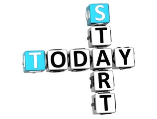 3D Start Today Crossword