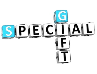 3D Special Gift Crossword