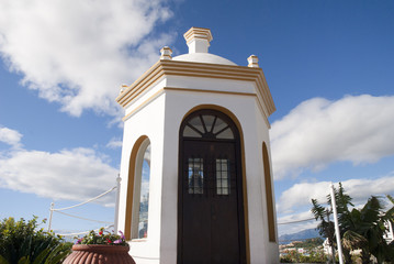 Shrine in Puerto Banus on the Costa Del Sol in Spain Europe