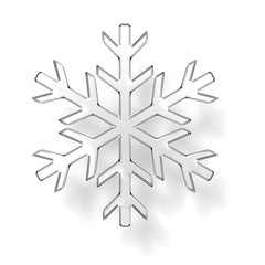 Glass snowflake