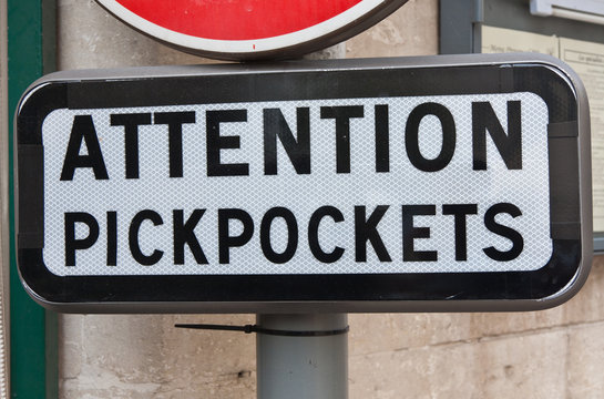 attention pickpockets