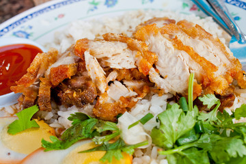 Rice crispy pork
