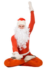 Photo of happy Santa Claus