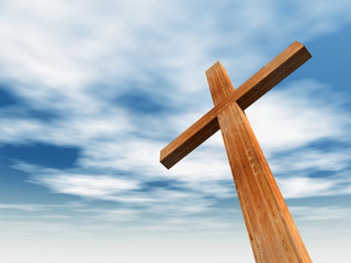High resolution christian cross