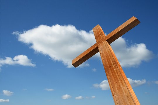 High resolution christian cross