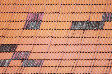 Temple roof in Thailand.