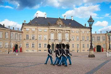 Fototapete Rund Schloss Amalienborg © swisshippo