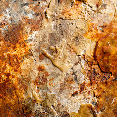 Rusty Texture of a Metal Spatula