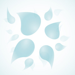 abstract background with water drops # Vector