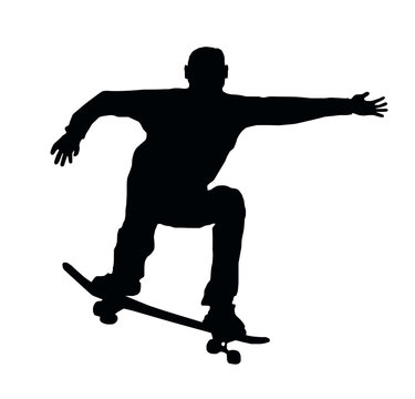 Skateboarding Jump
