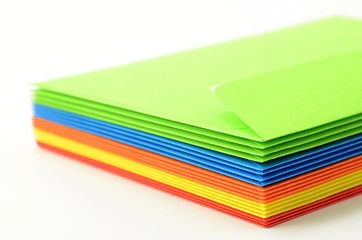 bunte Kuverts