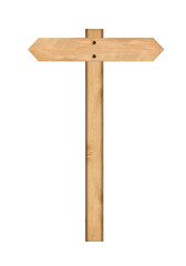 wood signs isolated .