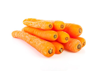 pile of fresh carrots