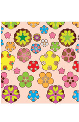 Seamless  flower backgraund