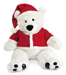 Bear with christmas hat