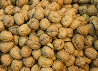 Walnuts background