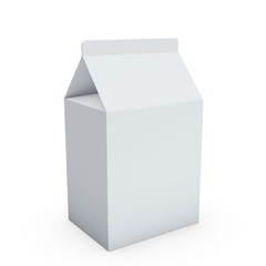 blank milk box