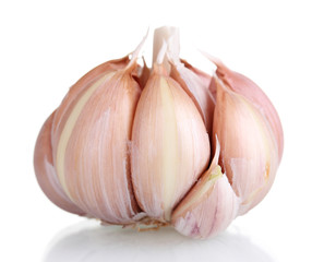 Obraz na płótnie Canvas Garlic isolated on white