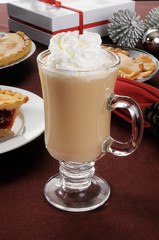 Christmas cappuccino