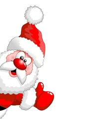 Photo sur Plexiglas Dessiner Père Noël OK Père Noël