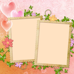 Framework for invitation or congratulation.