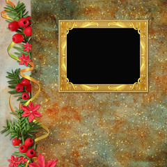 Congratulation card to Christmas and New year