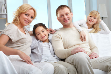 Obraz premium Family at home