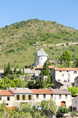 Fototapeta na wymiar Cucugnan, Languedoc-Roussillon, France