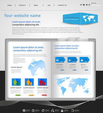Web design color template