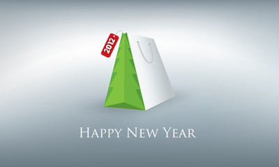 new year shopping bag