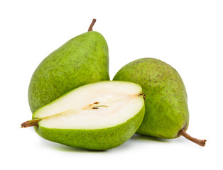 Pears isolated on white background