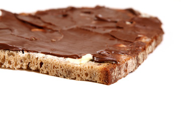 Brot mit Schokoladencreme