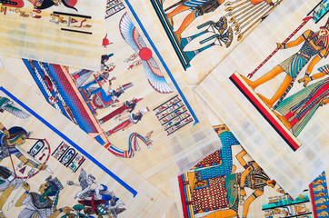 Fragment of egyptian papyrus