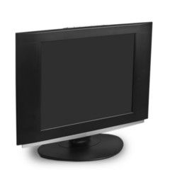 computer  monitor  screen  isolated on white background