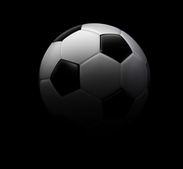Fototapeta na wymiar Soccer football